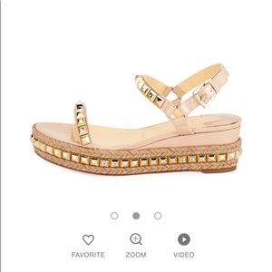 Christian Louboutin Cataclou Wedge Espadrilles